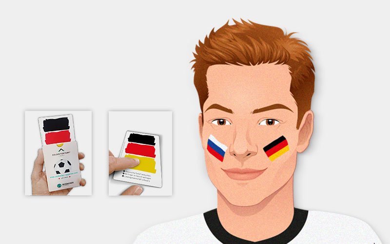 s-format® Pocketguide mit integrierten Gesichtfarben