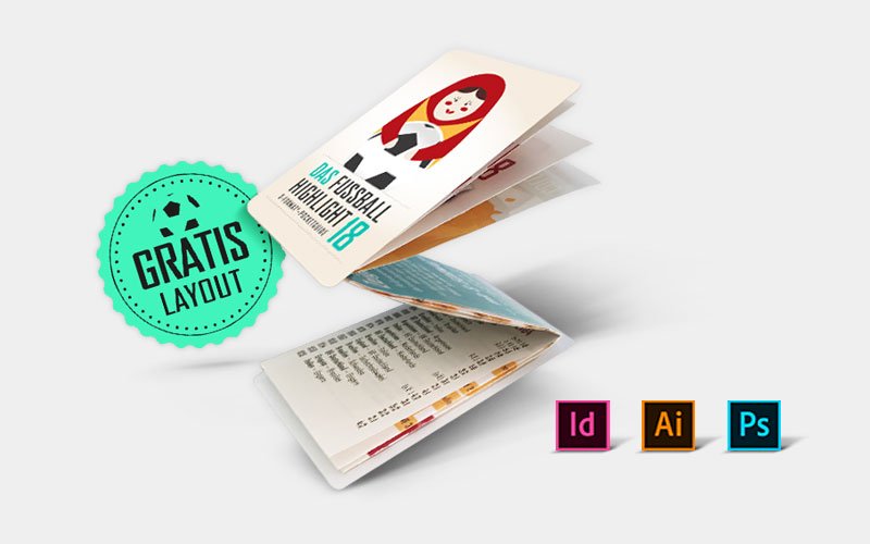 Vorlage downloadbar und voll editierbar in InDesign, Illustrator und Photoshop 