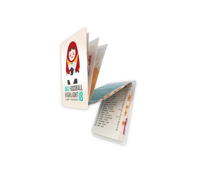 s-format® Pocket Spielplan zum Aufklappen