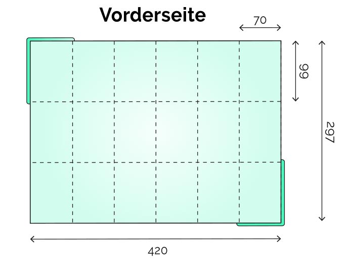 technische Details Vorderseite Pocketguide